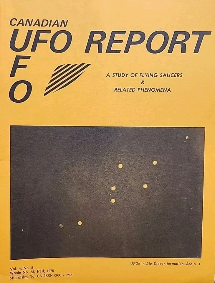 Canadian UFO Report Flying Saucers Magazine Fall 1978 - Image 1 of 1