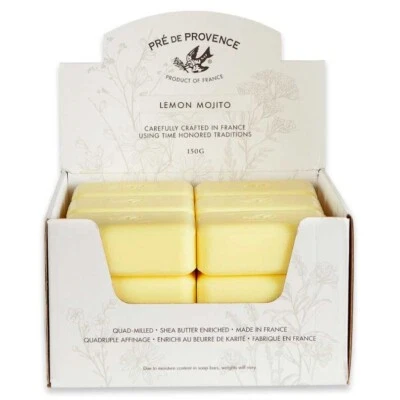 Pre de Provence LEMON MOJITO Case of 18x 150 Gram French Soap Bath Shower Bars - Image 1 of 2