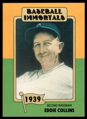 1980 SSPC HOF - 1ST PRINTING - #18 EDDIE COLLINS PHILADELPHIA ATHLETICS - Image 1 of 2