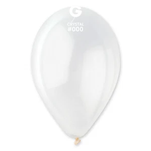 100pz Palloncini professionali 12 pollici 30 cm Trasparente pastello G110/000 - Foto 1 di 1