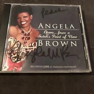 Angela Brown CD Opera... From A Sistah's Point Of View Autographed - Picture 1 of 2