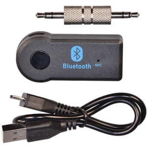 3.5mm Bluetooth 3.0 Car Home Music Audio Stereo Receiver Adapter Transmitter AUX - Zdjęcie 1 z 1