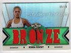 RONDA ROUSEY - 2013 Topps Triple Threads UFC Knockout Relics Emerald 09/18