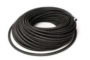 0,5m NBR Nylon-Flexleitung Dash 6 / -6 AN / JIC 6 Ölleitung 8,7mm - Picture 1 of 3
