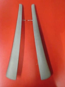 86-91 Mercedes Benz W126 Front Inside Padded Window Pillars Grey 420SEL - Foto 1 di 5