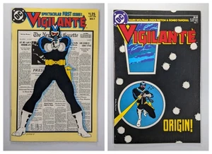 ⚡DC Vigilante Comic Lot 2 Adrian Chase Origin Alan Moore Mid High Grade Raw - Picture 1 of 3