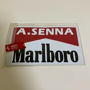 Ayrton Senna Marlboro Sticker Selten Japan - Bild 1 von 2