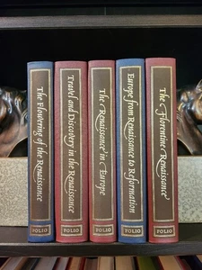 Folio Society Set, Flowering of Renaissance, Travel and Discovery, Renaissance - Picture 1 of 9