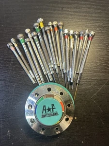 A*F Svizzera Cacciavite Supporto Girevole Bel Strumento Orologiaio Incompleto - Foto 1 di 5