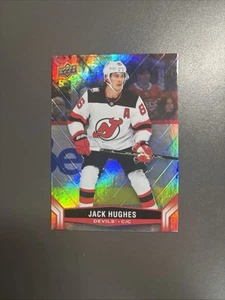 2023-24 23/24 Upper Deck Tim Hortons #86 Jack Hughes New Jersey Devils🔥 - Imagen 1 de 2