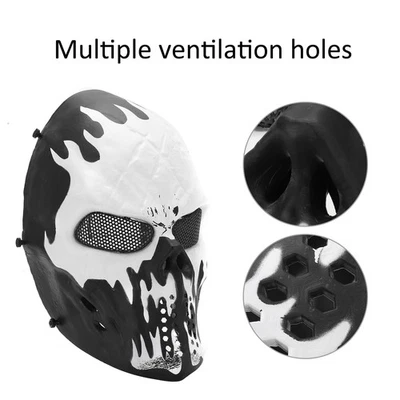 Game Full Face Cover M06 BB Protection Scary Skull Covering With Eye Protect ZMS - Image 1 of 4