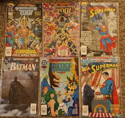 Armageddon 2001 Complete Series #1-2 12 Annuals  1991 DC Comics 22 Total Books - Image 1 of 4