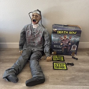 Halloween Prop DEATH ROW Inmate 2012 Spirit Animatronic WORKS GREAT + Box Clean - Picture 1 of 11