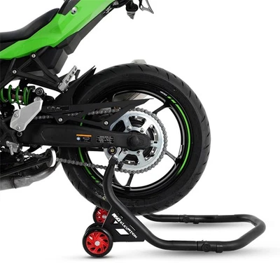 Suporte de paddock R&G Workshop preto traseiro Kawasaki KLX450R 2007 - 2018 - Imagem 1 de 4