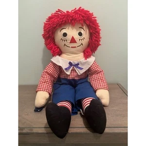 Vintage 90s Applause Raggedy Andy Cloth Doll Large 25" with Original Tag - Picture 1 of 6