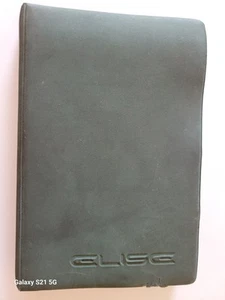 2005 2006 LOTUS ELISE OWNERS HANDBOOK OWNERS MANUAL /BOOK - Picture 1 of 7
