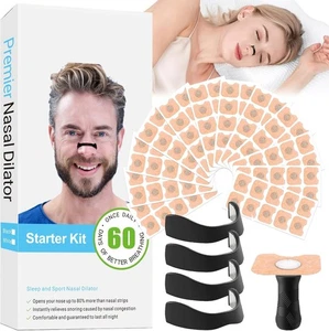 120 Stück Magnetische Nasenatmung Nasen Dilatatoren Starter Kit Nasal (60 Tage Vorrat) - Bild 1 von 3