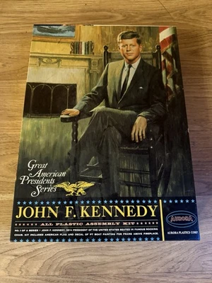 Vintage 1965 John F. Kennedy Aurora Model Kit No. 1 of series  #851-149 in box - Image 1 of 4