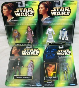 4 MOC Star Wars Figures 3-Princess Leia Collection 1997 & 2-1B Medic Droid 1997 - Picture 1 of 9