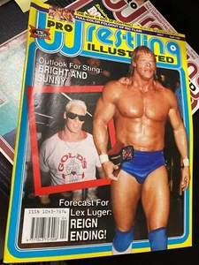 Revista ilustrada PWI Pro Wrestling WWF WCW - abril 1992 - Lex Luger - Imagen 1 de 3