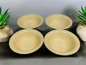 BOSCO WARE 4 Cereal/Soup Bowl Lt Yellow Beehive "New Original Stock" Micro Safe - Picture 1 of 3
