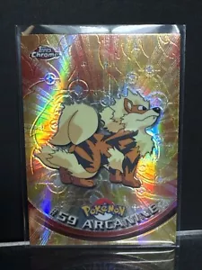 Pokémon Topps Chrome 2000 TV #59 Arcanine Spectra Holo Vintage Trading Card - Bild 1 von 2