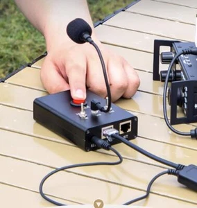 Microfono DIH-1 per XIEGU/YAESU/Radio universale a onde corte CW microfono a chiave PTT - Foto 1 di 4