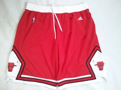 ADIDAS CHICAGO BULLS JUEGO DE BALONCESTO PANTALONES CORTOS CON LOGOTIPOS DE TOROS LATERALES COSIDOS TALLA XXL Foto 1 de 4