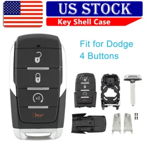 Replacement For 2019 2020 2021 Dodge Ram 1500 Remote Key Fob Shell Case Cover - Picture 1 of 11