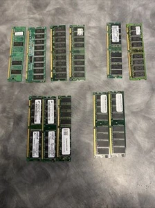 Lot Of 11 Various Computer Memory Chips ***see Description *** - Picture 1 of 6