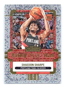 2022 Contenders #13 Shaedon Sharpe Rookie Of The Year Portland - Picture 1 of 2