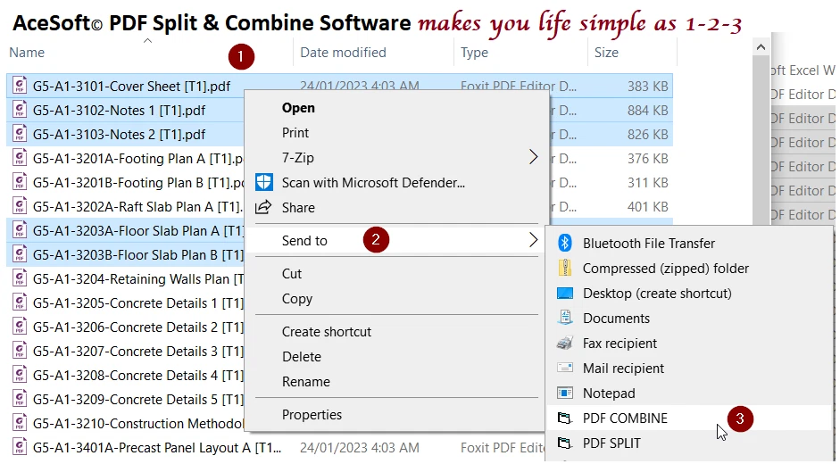 AceSoft© PDF Split and Combine Software - Image 1 of 1