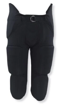 Russell Athletic Adult Integrated 7 Piece Pad Size S Black Football Pants New - Image 1 of 2