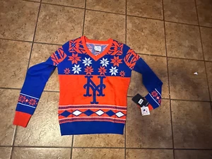 New York Mets Erwachsene Medium Ugly Christmas Sweater - Bild 1 von 2