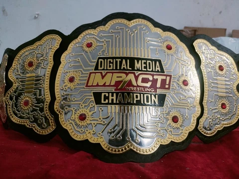 DIGITAL IMPACT WRESTLING CHAMPIONSHIPS BELT ADULT SIZE 2mm ZINC Cover