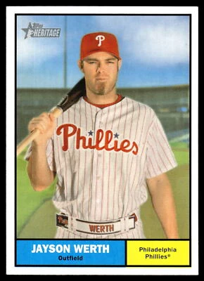 2010 Topps Heritage #78 Jayson Werth Card - Image 1 of 2