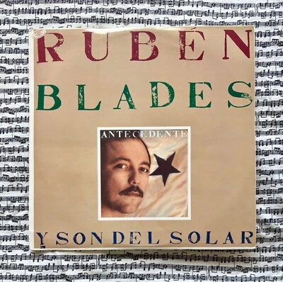 Rubén Blades Y Son Del Solar – Antecedente Elektra 1988 Import LP Play Tested EX - Image 1 of 4