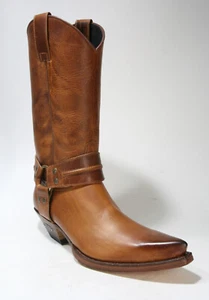 3305 Sendra Boots Stivali da Cowboy Evolution Tang Usado Ibiza Tacco IN Pelle - Foto 1 di 7