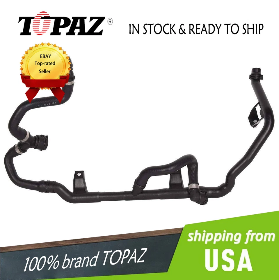 Water Hose Assembly (4-Way Hose) For BMW 128i 323i 325i 328i 330i 17127548224 - Image 1 of 4