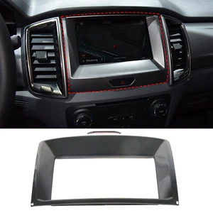 Black ABS Navigation Center Control Panel For Ford Ranger 2015-2021 Everest 2017 - Picture 1 of 10