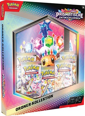 Pokémon Prismatische Entwicklungen Ordner Kollektion - DEUTSCH NEU KP 8.5 - Bild 1 von 4