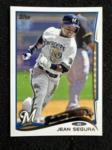 Jean Segura #215 2014 Topps Béisbol Cantidad Milwaukee Brewers - Imagen 1 de 2