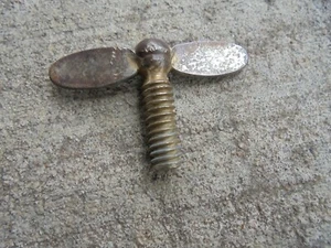 VINTAGE SLINGERLAND RADIO KING WING SCREW 1/4-20 X 5/8"-VG! - Picture 1 of 1