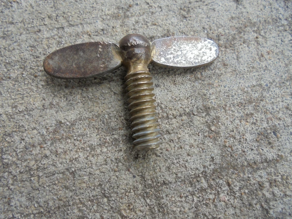 VINTAGE SLINGERLAND RADIO KING WING SCREW 1/4-20 X 5/8"-VG! - Image 1 of 1