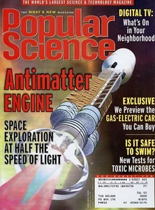 Popular Science Magazine June 1999 Antimatter Engine Space Exploration - Imagen 1 de 2