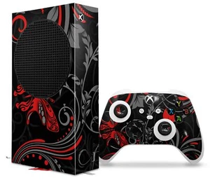 Controlador de consola Skins XBOX serie S retorcido jardín gris rojo - Imagen 1 de 3