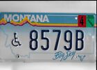 MONTANA 2000 license plate "8579B" ***HANDICAPPED/DISABLED***.