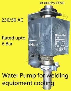 230/50 AC water pump used to cool welding torch - et3009 CEME.  UK - Picture 1 of 3