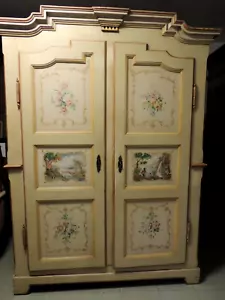 armadio antico Luigi XVI laccato - Foto 1 di 11