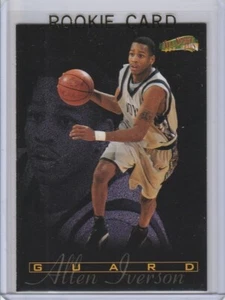 ALLEN IVERSON ROOKIE CARD Georgetown Hoyas 1996 Basketball RC PHILADELPHIA 76ERS - Bild 1 von 2
